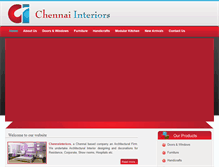 Tablet Screenshot of chennainteriors.com